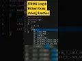 How to get String Length Without Using strlen Library Function In C