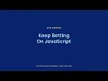 Kyle Simpson - Keep Betting On JavaScript