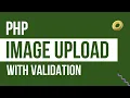PHP image upload with validation How to upload image in PHP