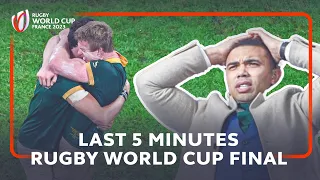 closing moments of the rugby world cup 2023 final with bryan habanas live reaction 