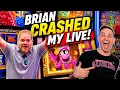 I Invited Brian Christopher Slots to My Livestream BIG Mistake