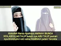 Abdullah Nama Ayah nya.(clip-suara)