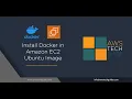 Install Docker in EC2 on Ubuntu Image