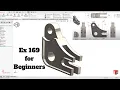 CSWA Exercise SolidWorks Tutorial SolidWorks Exercise 169 for beginners