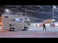 Lagu 青森→長野 10時間850km爆走車中泊｜誰もいないSAで雪夜のホラーゲーム｜キャンピングカー車中泊
