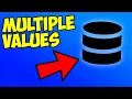 HOW To SAVE MULTIPLE Values in Roblox Studio