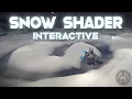 Unity Shader Graph - Snow Interactive Effect Tutorial