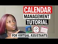 Calendar Management Course Every Virtual Assistant Needs Step-by-Step Tutorial