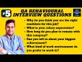 Software Testing Behavioral Interview Questions and Answers - Part 5