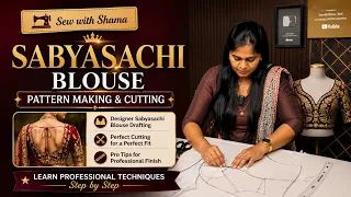 Sabyasachi Blouse pattern cutting 