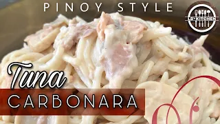Tuna Carbonara Recipe 1. Pasta 2. Nestle cream 3. Mushroom 4. Evaporated milk 5. Salt & Pepper.. 