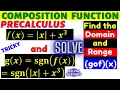 TRICKY DOMAIN RANGE INSIDE COMPOSITION FUNCTION WITH SIGNUM FUNCTION PRECALCULUS