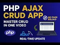 PHP AJAX CRUD The Complete Masterclass