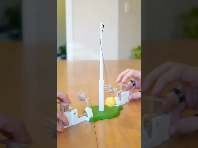 Table Top Tetherball - With Fully Functional Mechanism Hands - Desktop Game video thumbnail