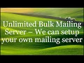 How to send bulk emails for FREE Send Unlimited Email No SPAM Free Open Source SMTP Server