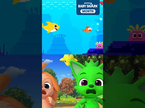 ¡Corre! 🦈 ¡La Familia de Tiburones Nos Persigue! #babyshark