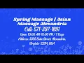 Experience The Massage Therapist In Alexandria