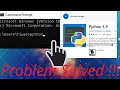 FIX CMD opening Microsoft Store while typing python
