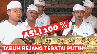 tabuh rejang teratai putih asli 100 