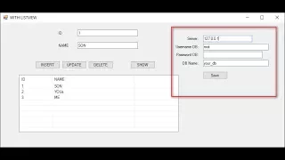 Create Dynamic Connection Database Using Application Settings VB NET