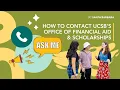 How to Contact UCSB S Office of Financial Aid Scholarships