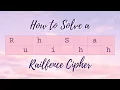 How to Solve a Railfence Cipher Codebusters Science Olympiad