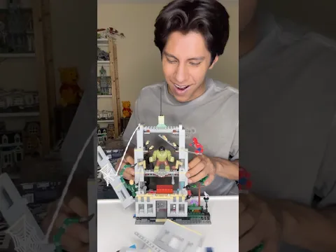 ¡Construí la Batalla entre Spider-Man y Hulk en LEGO! 🔥🕷️ #shorts