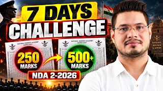 Last 7 Day Challenge🔥Study Like This | NDA 2 2026 Last 10 Days Strategy |NDA 2/2026 Last Minute Tips