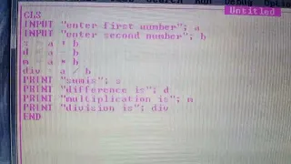 Qbasic day 2