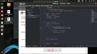 Simple Sorting Algorithms Part 2 - Bubble Sort