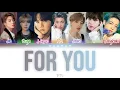 Download Lagu BTS - 'For You' Lyrics (Colour Coded Kan/Rom/Eng)