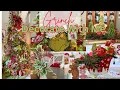 New Christmas 2025 Grinch Decorate with me Over the top Grinch Decorate Christmas tree styling
