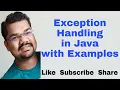 Exception Handling in Java with Example Programs try catch throw throws finally in Java