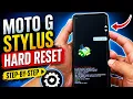 How to Hard reset Moto G stylus forgot pin and pattern