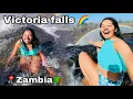 EP🇿🇲:3 Most beautiful waterfall i ever seen/ Victoria falls in Zambia 🌈