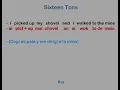 Sixteen Tons - Alberto Cortez - Inglés + Español + Pronunciación