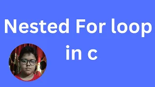 Nested for loop in C Programming Bangla tutorial