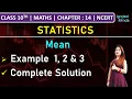 Class 10th Maths Chapter 14 Example 1 2 and 3 Chapter 14 Statistics NCERT