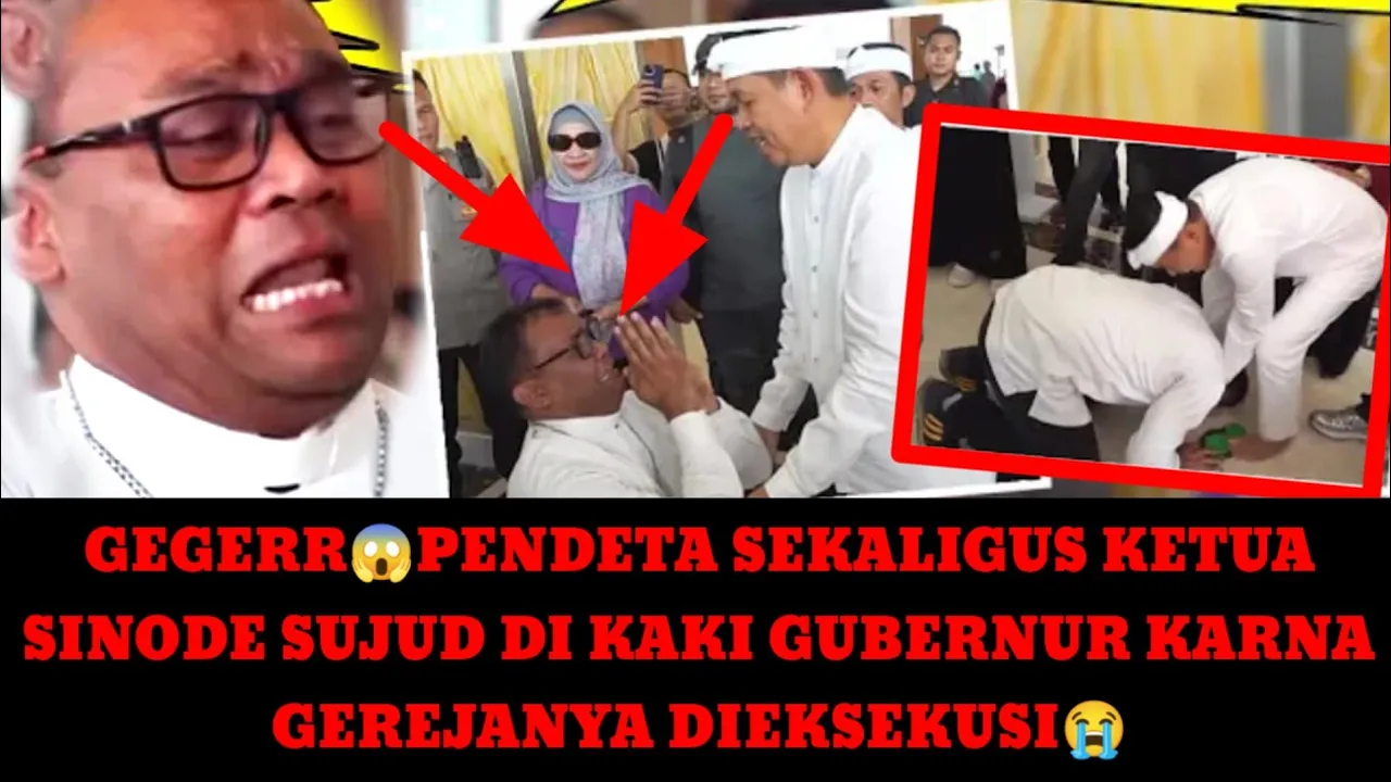PENDETA SUJUD DI HADAPAN GUBERNUR KARNA GEREJANY4 DIEKSEKUS1, PENDETA SUJUD DI HADAPAN GUBERNUR KARNA GEREJANY4 DIEKSEKUS1,