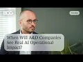 When Will A D Companies See Real AI Operational Impact