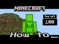 How to make a countdown timer with command blocks in Minecraft bedrock edition