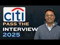 Pass the Citi Interview 2025 CIti First Round Interview