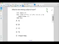CS Praxis Python Loops Q46