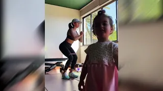 georgina rodriguez sexy workout compilation