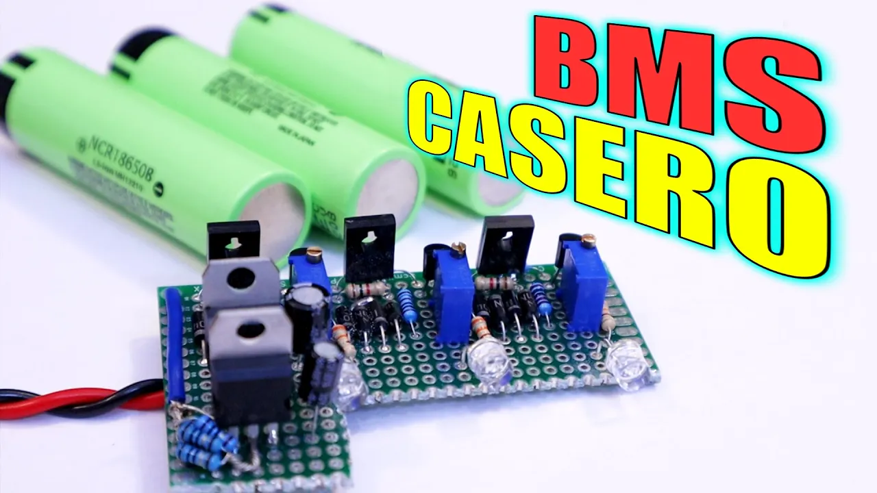 BMS Casero | Carga Balanceada Múltiples Barterías | Límite Corriente