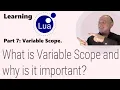 Learning Lua What is Variable Scope and why is it important