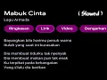 Download Lagu MABUK CINTA-ARMADA (SLOWED) | VIRAL TIKTOK