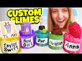 I Made My Friends Custom Slimes