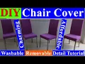 How to Make Chair Covers-Detail Tutorial DIY Removable Chair Covers Learn to Make Chair Covers