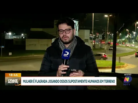 Polícia investiga: jovem acusada de jogar ossos humanos em terreno no Sul de SC